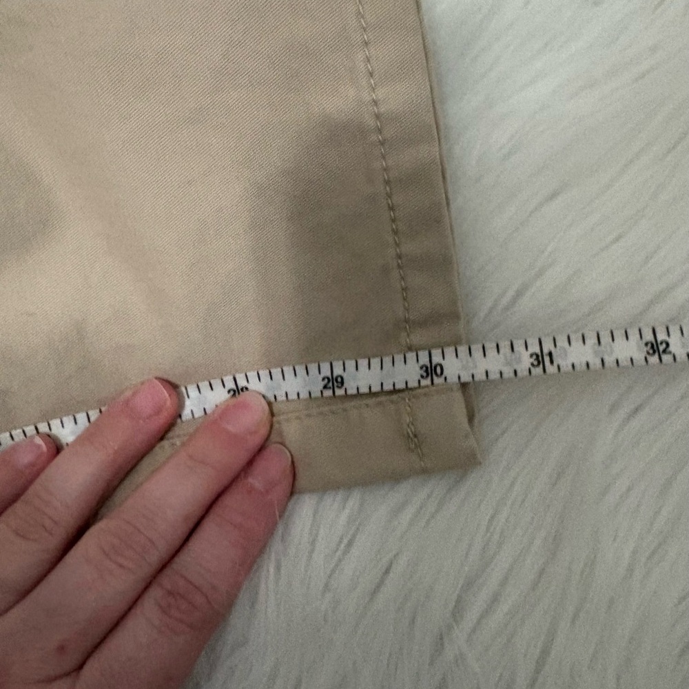 Lauren Ralph Lauren Classic Straight-Leg Chino Tan Khaki Pants - Picture 6 of 6